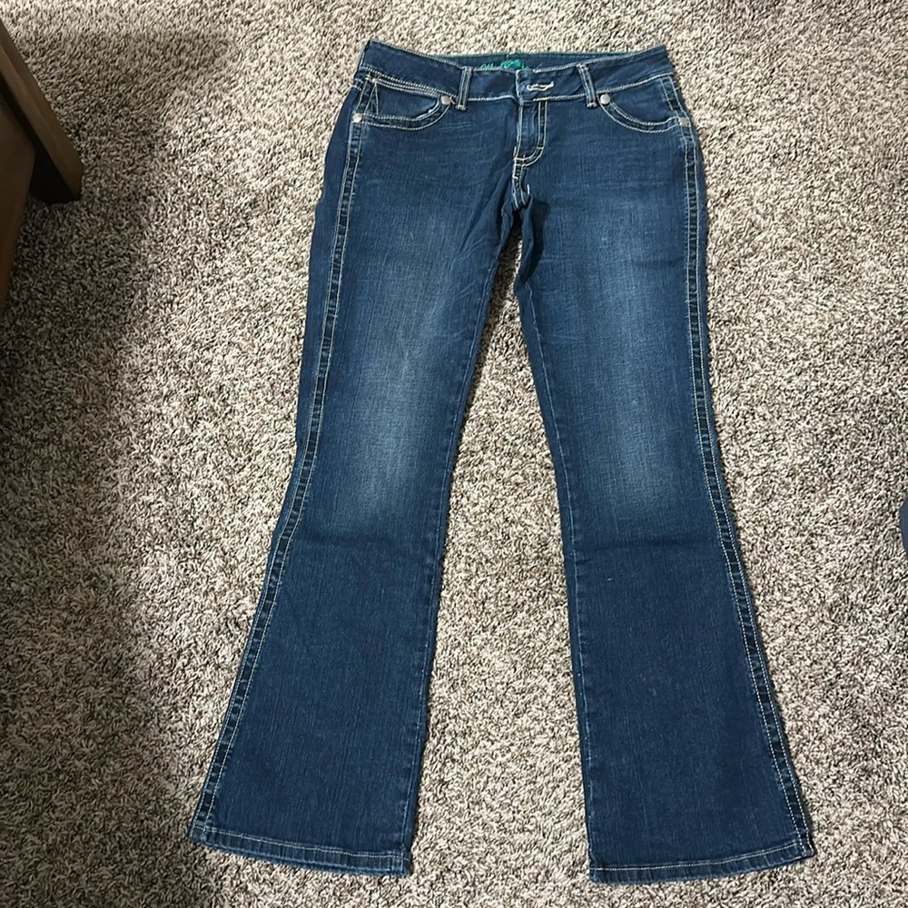 Women’s Wrangler 07MWZBU Boot Cut Jeans 11x34 for rodeo
